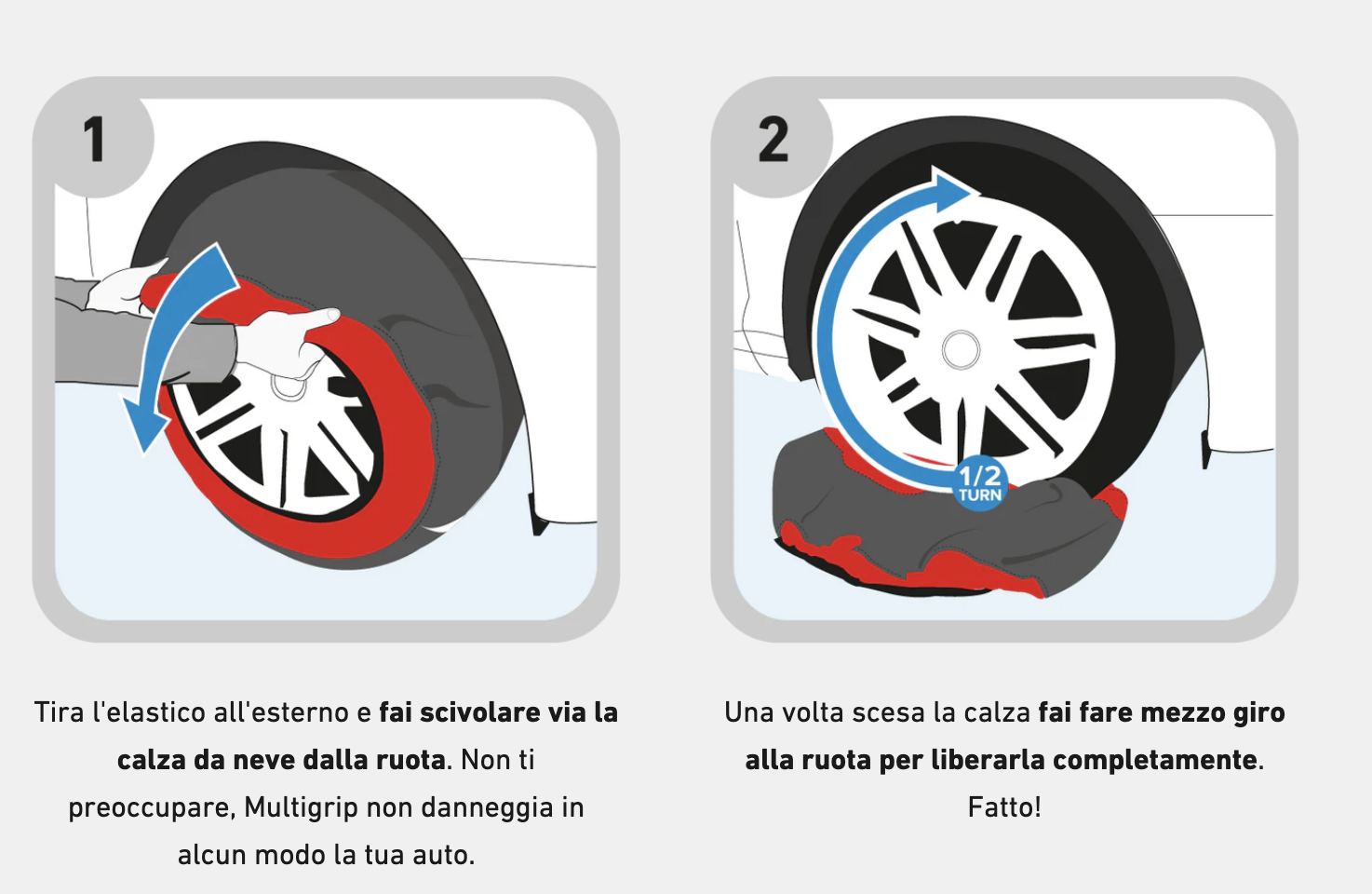 calza per ruote da neve